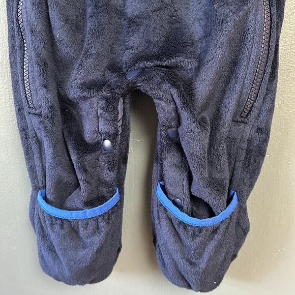 The North Face Blue Winter Baby Bunting Fleece, 6-12 mos - Picture 3 of 5